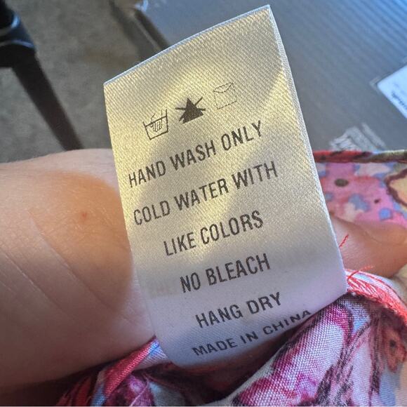 Dress Forum Revolve Pink Floral One Shoulder Wrap Dress Womens S Mini Beachy - Picture 6 of 12